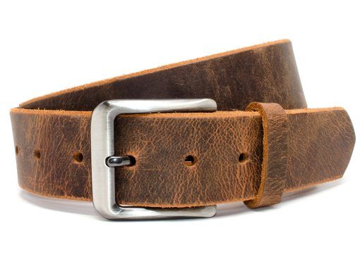 Nickel Smart™ Roan Mountain Distressed Leather Belt