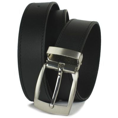 Nickel Smart Roan Mountain Leather Belt