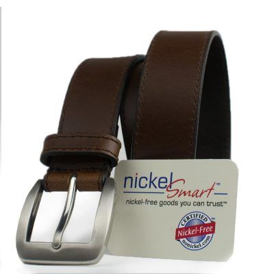 Nickel Smart™ Ridgeline Trail Distressed Belt (Brown)
