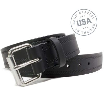 Nickel Smart™ Genuine Leather Nickel Free Belt -Black Rope